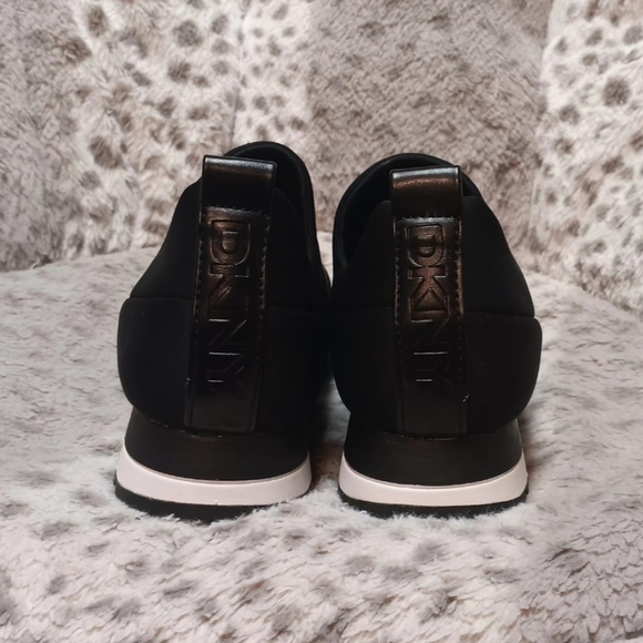 DKNY Black Slip-On Sneakers Like New - Picture 7 of 10